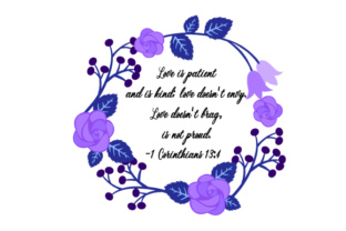 Bible Floral Wreath Crafts for Religious Branding