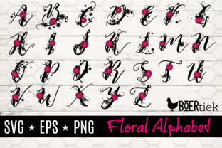 Floral Alphabet Review for Embroidery Projects