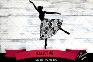 Floral Ballet 6: A Versatile Graphic Design Asset for Crafts and Content Publishing