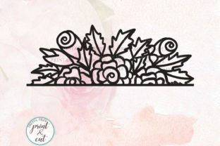 Floral Border Graphics for Crafts and Local Branding