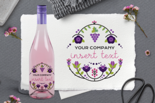 Floral Bottle Labels - Beautiful Graphics for Handmade Creations