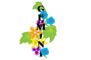 Floral Gemini: A Versatile Design for Crafts and Digital Publishing