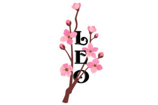 Floral Leo for Local Business Crafts and Designs