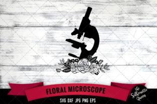Floral Microscope for Crafts and Graphics