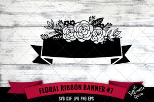Floral Ribbon 7: A Versatile Graphic Design Asset for Blogs and Crafts