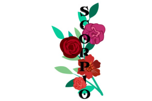 Floral Scorpio Crafts and Designs for Local Business Branding