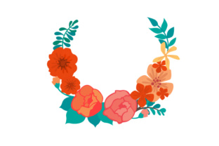 Floral Wreath 2 for Crafts and Designs