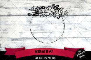 Floral Wreath 7 for Crafts and Graphics