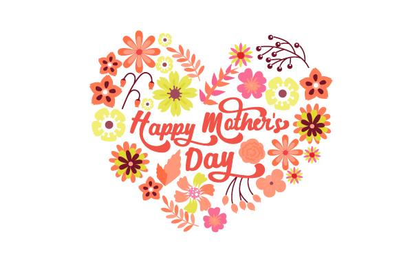 Happy Mother’s Day Floral Heart Crafts