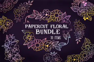 Papercut Floral Bundle Review for Embroidery Projects