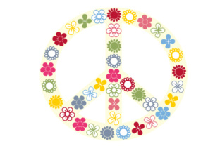Peace - Floral for Crafts and Designs